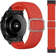 [TIOYW] 26 22mm Hook & Loop Nylon Strap For Garmin Enduro Watchband Fenix 6 6XPro 5 5X Plus/Tactix Delta/MK2i/Fenix 7 7X Smart Wristband