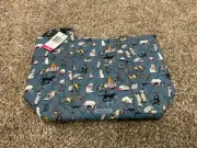 New Vera Bradley Small Vera Tote Shoulder Bag Cat's Meow Outlet Exclusive- NWT