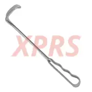 Kelly Retractor, 10", 2" x 2.5" Blade, Loop Grip Handle, Premium German Stain.