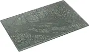 Argon Tableware Marble Chopping Board - 30 x 20cm - Green - Rectangle Cutting Board Solid Worktop Protector Mat Serving Platter for Slicing Vegetables, Cutting Meat, Meal Preparation