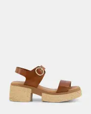 Miss Sofie Opal/Dark Brown Womens Sandals 39