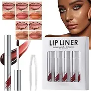 YRTUOP Peel off Lip Gloss - 5X Makeup Lip Stain Peel off Waterproof - Portable Cosmetics Highly Pigmented Color with Plant Extracts for Wedding, Traveling