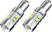 Yurefax 2Pc White Bay 9s H21W 64136 LED Bulbs, for VW, for Golf, MK7 GTD GTI R TSI LED Backup Reverse Lights 12-24V Interior Lighting