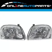 HeadLights PAIR LH+RH for Mitsubishi Triton MK Ute 04-06 GL GLX GLX-R 01-06 GLS (for: Mitsubishi)
