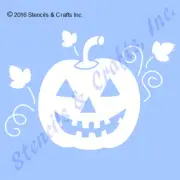 Pumpkin Stencil, Halloween Stencil, Reusable Stencil, DIY, Craft, Pattern, Paint