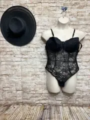 Cosmopolitan Black Lace 1pc Teddy Women’s 3X - NWT $69.99