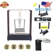 Compact Motorcycle Rim Balancing Truing Stand - 11 lbs of Precision Engineering