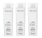 3 PK Tec Italy Shampoo Tonico, Hair Fortifyer for Volume & Resistance 10.1 oz