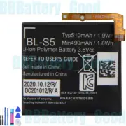 Replacement Battery For LG Watch GizmoGadget VC200 BL-S5 Watch Battery With Tool