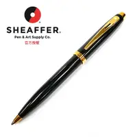 在飛比找PChome24h購物優惠-SHEAFFER 9322 100系列 黑亮漆金夾 原子筆 