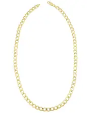 14K Italian Gold Miami Cuban Chain Necklace