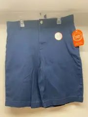 Wonder Nation Boys Youth Shorts Navy Blue School Uniform Approved Navy Size: 18