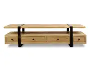 Phoenix Reclaimed Lowline 1.8m Wooden TV Entertainment Unit