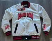 Death Row Records White Satin Jacket NWT Size YOUTH S Headgear Classics Hip Hop