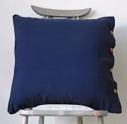 Cushion Cover Navy Blue Cotton Hamptons Nautical Throw Daybed Sofa Pillow Case