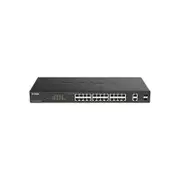 D-Link 26-Port Gigabit Smart Managed PoE Switch - DGS-1100-26MPV2