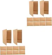 STOBOK 2sets Sturdy Paper Folders Paper Holder Document Wallet Card Resume Storage 10pcs*2