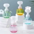 Flower-Shaped Soap Dispenser Bottle Refillable Soap Container Bubble Foam Bottle