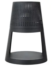 [Grillz] Fire Pit Deep Bowl Iron Outdoor Fireplace in Black