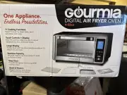 Gourmia Digital 4-Slice Toaster Oven Air Fryer with 11 Cooking Functions (READ)