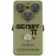 Electro-Harmonix EHX Green Russian Big Muff Pi Fuzz/Distortion/Sustainer Pedal