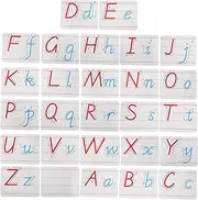 Angoily 1 Set 26 Complete Alphabet Fridge Magnets Uppercase Lowercase Letters for Learning for Refrigerator Boards Educational Play Includes Storage Bag Pen