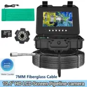 10.1'' IPS Monitor Video Audio 5xImage Enlarge Recording Sewer Inspection Camera