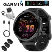 Garmin Forerunner 570 47mm GPS Smartwatch, Aluminum + Accessories Bundle