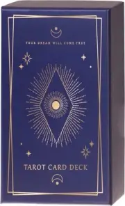 Eccolo Large Tarot Deck, 78 Cards in Carrying Box - Large Size Cards 6.3-x-3....