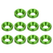 M3 Countersunk Washers, 10 Pack Finish Washers Light Green