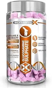 Glucosamine Sulphate 1500mg (+ Vitamin C) 100% Pure Certified, Maximum Strength & Premium Grade (365 Tablets – 1 Year Supply)