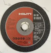 1 HILTI AC-D 7" 1/16" Metal Stainless Cutting Disc, Type 1 universal performance