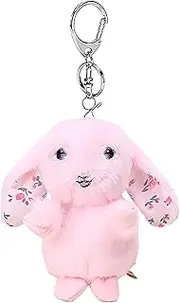 Bunny Keychain - Bunny Pendant for Backpack,Pendant Decoration Doll Anti-Lost for Women Men Handbag Purse Accessory Daily Use Travel Collection Display