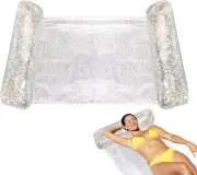 Pool Hammock - Inflatable Swimming Bed, Swimming Pool Lounger, Inflatable Poo...