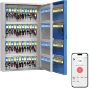 Wehere 192 Key Lock Box Wall Mount, APP Bluetooth/One Time Password/Wi-Fi Remote