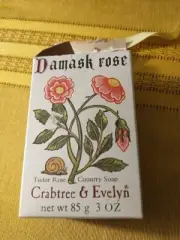 Crabtree & Evelyn Damask Rose Tudor . Rose Country Bar