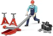 [bruder] Bworld Man with Repair Shop Accessories Vehicle