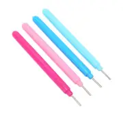 24pcs Paper Quilling Tools 4 Colors Practical Rolling Quilling Needle Pen Tool