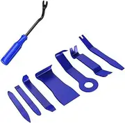 Naisfei 8 Pcs Trim Removal Tool, Auto Panel Removal Tool Car Interior Trim Kit Fastener Rivet Remover Plastic Pry Tool for Automotive Radio Stereo Dash, Door Panel Window Trim and Furniture Repair