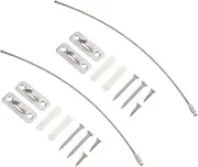 HOMOBABE 2 Sets Safety Furniture Straps Proofing Anchors for Bookshelves Dressers and Cabinets Essential Furniture Fixing Straps for Falling Prevention and Safety