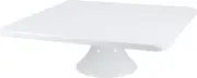 BIA Cordon Bleu Everyday Porcelain Square Pedestal Cake Stand 11", White