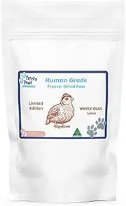 FREEZY PAWS Freeze Dried Whole Quail Large (One Piece) Dog Cat Treats