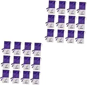 Luxshiny 1 Set 12Pcs Dried Lavender Sachets Deep Purple Fragrance Bags for Wardrobe Home Storage Long Lasting Lavender Scented Sachets Portable Air Fresheners for Clothes Rooms