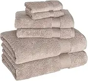 JSEIAJB 6 Piece Bathroom Towel Set Classic Towel Plush Made of Cotton