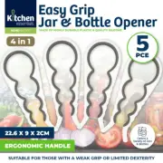 Home Master [5PK] Jar & Bottle Opener Tool, Durable Plastic 22.6cm x 9cm x 2cm