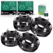 4pcs 6x5.5" to 6x5.5" Wheel Spacer M14x1.5 Studs 78.1mm 1.5" for Chevrolet GMC