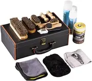 [Wzmzjy] 18-Piece Leather Footwear with Cleaning Tools for Boots