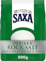 Iodised Rock Salt Bag Flavour for Cooking Saxa Seasoning Saxa Spice All Purpose Seasoning 500g