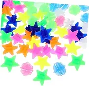 ifundom 72Pcs Bike Wheel Spoke Beads Plastic Clip Spoke Decorations for Bicycles Includes Glow The Dark Beads Fun Bicycle Spoke Ornaments