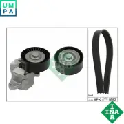 VRIBBED BELT SET 529 0349 10 FOR OPEL ZAFIRA/TOURER/C/VAN ASTRA/J/Van/GTC 2.0L